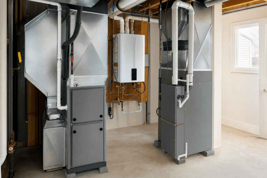Modern residential HVAC equipment installed by Tri-State Heating and Cooling